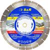 S&R Disco diamantato da taglio 300 x 25,4 x 3,0 x 10 mm, per pietra naturale, pietra artificiale, marmo, granito, arenaria, mattoni duri pressati a caldo, per seghe da taglio e seghe da tavolo