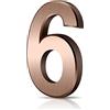 Vicloon Numero Civico, Numero Civico Segnale in ABS Acrilico, 3D Moderna Porta Numeri Segnaletica Targa Numeri Indirizzo Di Casa, 3 Pollici (7.5cm), Galleggiante Aspetto E Facile Da Installare