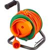 POLY POOL - PP2702 Avvolgicavo Elettrico 230V da Giardino - Prolunga Elettrica 15 metri - Bobina Avvolgicavo con Guida Avvolgi Cavi - Presa e Spina Tedesca Schuko