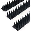 JRSHIRLEYLTD 7 punte per repellenti Pigeon, Bird Spikes, Bird Repellent Pigeon Protection for Balconies, Sparrows, Windowsill (Black)