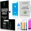 GOLDWANGWANG Batteria per iPhone 13 Pro Max, 4900mAh Alta Capacità, Compatibile con A2484 A2641 A2643 A2644 A2645, 0 Cicli, Kit di Riparazione Completo, Certificato CE/RoHS/FCC