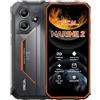 OSCAL MARINE 2 Telefono Indistruttibile 2025 Android 15 Gemini AI 2.0, 11000mAh Rugged Smartphone, 12GB+64B/2TB Celluare Antiurto, 6.56''HD+ 90Hz, AI 16MP+8MP, IP68/IP69K/3 Slot/NFC/Face ID/OTG/GPS