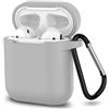 ELLENNE Cover Silicone Slim per Apple AIRPODS 1/2 Custodia Grigio