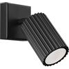 Sollux Lighting Lampada Da Parete Applique Da Parete In Alluminio 1 Paralume 8 x 16 x 16 cm Karbon Nero