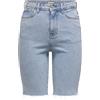 ONLY Onlemily HW Long DNM Shorts Cro741 Noos, Blu, 26