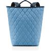 Reisenthel Shopper Zaino Borsa, Blu rombo, Taglia Unica Unisex-Adulto