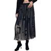 DESIGUAL GONNA LUNGA DONNA NERO