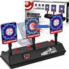 MoonSing Bersaglio Elettrico, Auto-Reset Intelligente Effetto Luce Suono Punteggio Target, Bersaglio di Tiro per Pistole Nerf Serie N-Strike Elite/Mega/Rival, Giocattolo Regalo per Bambini 6 7 8 9 10 anni