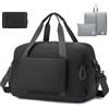 SPAHER Estensibile Borsone da Viaggio 55x40x23 Lufthansa Wizzair Bagaglio a Mano Pieghevole Borsa da Palestra Sportiva Weekend Grande Impermeabile per Aereo Piscina Travel Bag con Borsa da Toilette