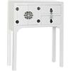 DRW Console Abete 63x26x83 Orientale Bianco, Multicolore, estandar
