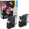 PRESTIGE CARTRIDGE 2 Nastri D1 40910 nero su trasparente 9mm x 7m Etichette compatibili per DYMO LabelManager LM 100 150 160 300 360D 400 420P 450 500TS PC PC2 PnP LabelWriter LW 400 450 Duo etc