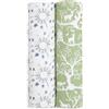 aden + anais™ Essentials - Coperta in mussola di cotone, 2 pezzi, motivo: elefante circo (Harmony)