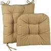 Klear Vu Cuscini a dondolo per soggiorno, ufficio, sala da pranzo o asilo, set da 2 pezzi per seduta e schienale, cuscino per sedia 43,2 x 43,2 cm, poliestere, sabbia ciniglia, 1 pezzo (confezione da