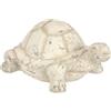 Flair Flower Statuetta decorativa da giardino, tartaruga, 12 x 17 cm, effetto anticato, in ceramica, decorazione da giardino, per primavera, estate, autunno, giardino, tartaruga