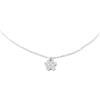 MAPIMANIA - Collana donna girocollo con ciondolo zampa cane con strass, portafortuna, in acciaio inossidabile, idea regalo