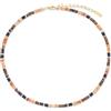 GAVU Collana da Donna Occhio di Tigre Avventurina Rosa e Onice Nero, Collana Pietre Naturali Donna