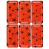 com-four® 6x Piatti di plastica di Halloween - Piatti decorativi riutilizzabili a forma di ragno - Piatti decorativi per uso alimentare - Piatti da portata (6 pezzi - ragno)