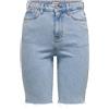 ONLY Onlemily HW Long DNM Shorts Cro741 Noos, Blu, 26