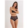 Intimissimi Culotte Brasiliana Vita Alta All About Flowers Nero
