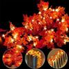 Ainkedin Decorazioni autunnali, luci halloween, 40 Maple Leaf Light Decorazioni del Ringraziamento Ghirlanda, halloween decorazioni decorazioni natalizie applique da parete interno moderno autunno