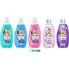 Beni Culinari Coccolino Wonder Wash Pacchetto Test Detersivo Liquido per Lavatrice - Ideale Cicli Corti 5 Diverse Fragranze - 37 Lavaggio 5 X 1480 ML + Beni Culinari Portachiavi Gratis