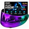 PSLER Visiera per casco K1s, Visiera per casco K1, Visiera tintata K3SV, Scudo facciale di sostituzione per i modelli K1, K1s, K3SV e K5 (Viola Profondo)