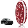 TOOMUME Cover Chiave Auto per Hyundai Kona SX2 Tucson NX4 Ioniq 6 5 Staria | Silicone Morbido, Antiurto, Anticaduta, Antigraffio, Custodia Protettiva Chiave per Santa Fe Grandeur GN7 Sonata Elantra