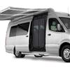 Opaltool Zanzariera Auto per Mercedes-Benz Sprinter 2007-2024 Tetto Alto, Zanzariera per Porta Scorrevole con Bottoni a Pressione e Chiusura a Cerniera Centrale, Zanzariera per Campeggio All'Aperto