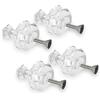 Everalo Pin Tear Off 5mm Compatibile con Agv - Hjc - Airoh - Nolan - Ls2 - Givi - Bell - Shark - Scorpion - Xlite - Dispositivo con Viti Comprese