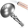 Roluck Dilatori uretrali in acciaio inox, plug penieno cavo con base per stimolazione uretrale e masturbazione maschile (S)