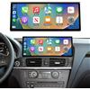 Road Top Carplay Autoradio, 12,3 pollici Car Touchscreen per BMW X3/X4 Serie F25 con CIC sistema (2010-2013 anno), Autoradio con Cornice Stretta per Apple CarPlay/Android Auto/MirrorLink