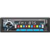 CENXINY RDS Autoradio Bluetooth, CENXINY AM/FM Stereo Auto Bluetooth con porta di ricarica tipo C, Autoradio 1 Din con 7 Colori/USB/Ingresso Aux/scheda SD/lettore MP3/supporto iOS e Android