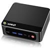 Beelink SER5 5700U - Mini PC con Windows 11 Pro, Octa Core Ryzen 7 5700U, RAM 16 GB DDR4 3200, SSD 500 GB NVMe PCIe 3.0, Slot SATA3, Wi-Fi 6 AX, Gigabit Ethernet, Bluetooth 5.2, fino a 3 Monitor 4K