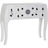 DRW Console Abete 98x26x80 Orientale Bianco, Multicolore, estandar