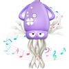 MACALOCA Dancing Octopus Toy, divertente pulpo elettrico danzante giocattolo con LED e musica, Creativo pazzo 8 gambe azione polpo strisciante per sollievo dello stress e bambini (Violetta)