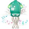 MACALOCA Dancing Octopus Toy, divertente pulpo elettrico danzante giocattolo con LED e musica, Creativo pazzo 8 gambe azione polpo strisciante per sollievo dello stress e bambini (Verde)