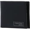 Calvin Klein CKJ Logo Plaque Bifold With Coin Black