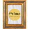 Wallazz Cornice Portafoto in Legno Pregiato - Made in Italy - Vetro Sintetico Infrangibile Crilex - Cornice per Tela - Design Italiano e Qualità Artigianale, 30x45cm Verde