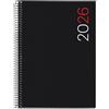 Miquelrius - Agenda settimanale vista 2026, Similar A5+ (155 x 213 mm), copertina flessibile polipropilene, spirale, carta 80 g/m², agenda settimanale, CAT-EN-PT, colore rosso