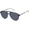 POLAROID PLD 4162/S Occhiali da Sole, Grigio/Blu, 56 Unisex-Adulto
