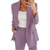 pvucpot Completo Tailleur da Donna Eleganti Blazer Autunno Invernale Tuta da Cerimonia Taglie Forti Completa Completo Tailleur Pantaloni e Giacca Curvy Ufficio e Lavoro Tailleur Pantalone Due Pezzi