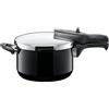 Silit Sicomatic T-Plus Pentola a Pressione in Silargan, 4.5 l, Nero