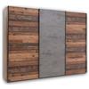 Stella Trading MICHEL Elegante comodino con due cassetti - Elegante comodino per il vostro letto in stile antico - 60 x 47 x 39 cm (larghezza x altezza x profondità)