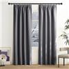 NICETOWN Tende oscuranti per binari, termiche, termoisolanti, set da 2 pezzi, 200 x 140 cm (A x L), impermeabili alla luce