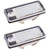 CMJAHU Adatto for Audi A3 S3 8P A4 S4 B6 B7 A6 C6 S6 A8 S8 Q7 RS4 RS6 Plus Avant Lampada automatica 2 pezzi Luce targa posteriore a LED