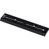 Haoge HQR-MS220 - Piastra a sgancio rapido QR da 220 mm per Manfrotto MVH400AHUS MVHN8AHUS MVHN12AHUS MVH608AHUS MVH612AHUS MVHN8AHUS MH054M0-Q5 MH055M0-Q5 MH057MM. 0-Q5 Q5 Treppiede Fluid Video Testa