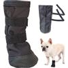 BIBITI Scarpette per Cani,Calzini Antiscivolo Cane Calze Cani Regolabili Scarpe Protezione Calzino Zampe Cane Copri Protettive Ferite Calza Dog Shoes Antiscivolo,per Piccola Anteriore Posteriore Recupero