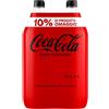 Coca-Cola Zero Sugar Coca-Cola Zero Zuccheri, Tutto il Gusto della Formula Coca-Cola Senza Calorie, Bottiglia 100% riciclabile - 4 Bottiglie da 1,5 L