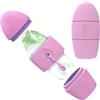 CHSEEO Ice Face Roller, Rullo di ghiaccio migliorato per viso e occhi, mirato (differenza tra massaggio viso e occhi) Rullo di ghiaccio per il viso per restringere i pori e alleviare gli occhi gonfi