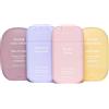 HAAN Spray idratante per mani e Crema per mani con aloe vera (confezione da 4) - 1 unità per fragranza: Soothing Lavender, Bright Rose, Tales of Lotus e Coco Cooler